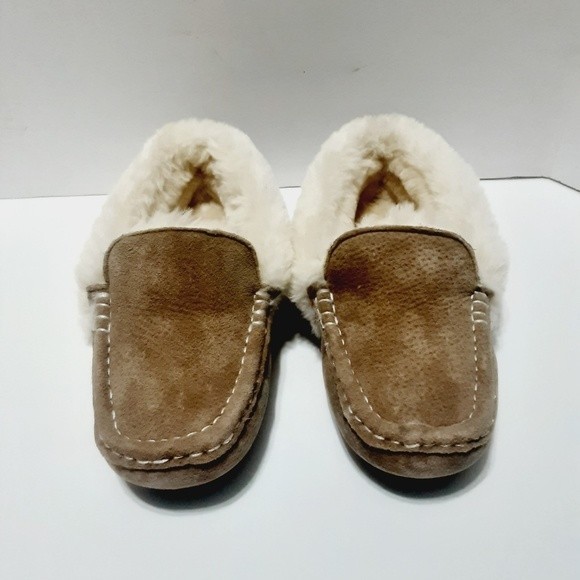 Lamo Moccasin Shearling Slip-On Loafers US 5 Cozy Winter Indoor Outdoor Shoes - Picture 3 of 7